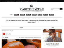 Tablet Screenshot of carethewear.com